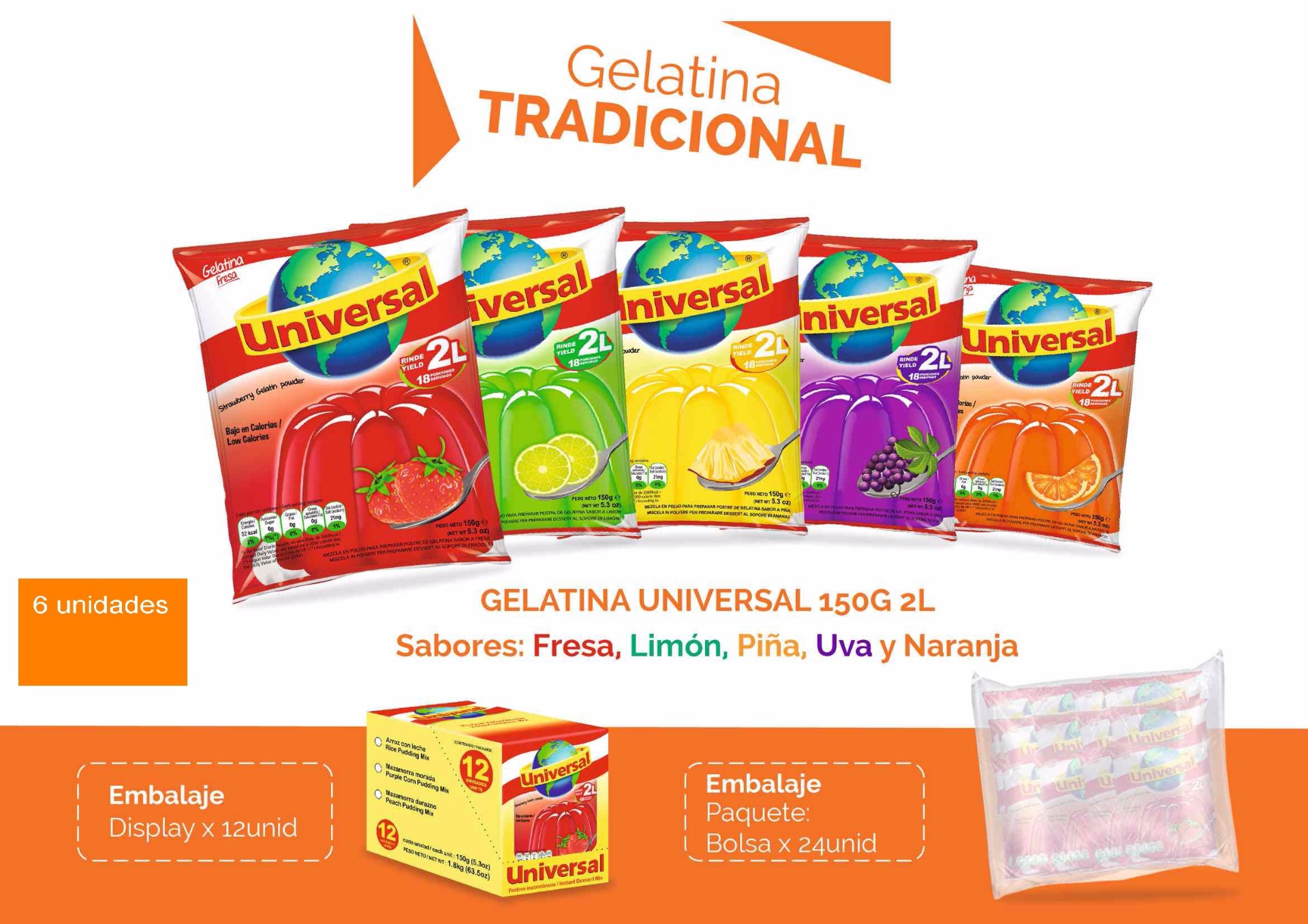 Gelatina Universal 2L